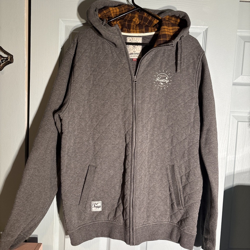 Cropp The Great Hunting Adventure Zip Hoodie XXL. Good Luck. Never Quit.